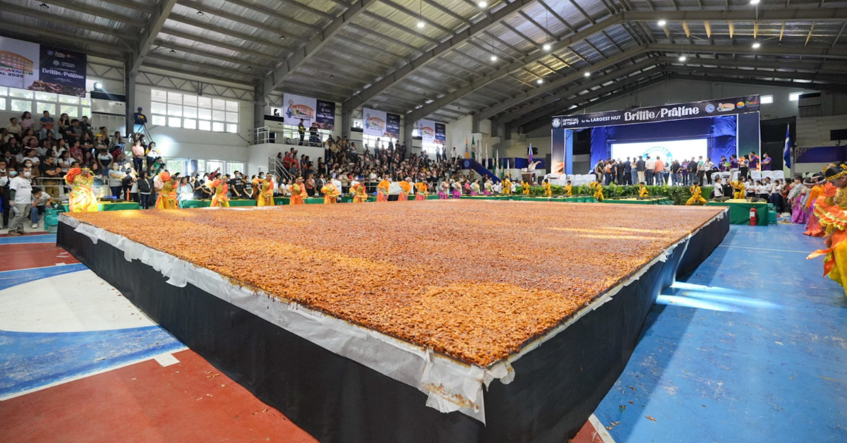 Sorsogon sets world record with largest pili nut brittle